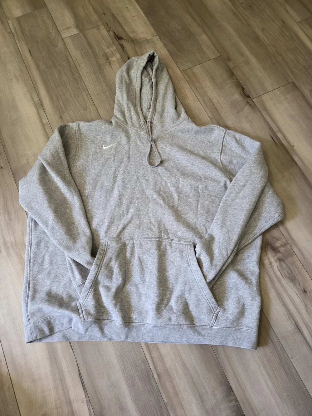Nike Gray Pullover Hoodie for Men